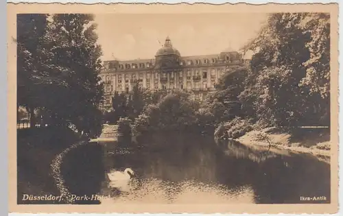 (49632) Foto AK Düsseldorf, Park-Hotel, 1927