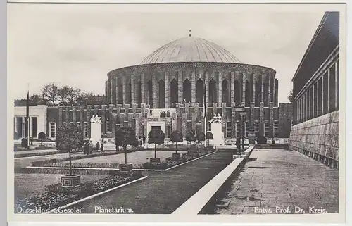 (35039) Foto AK Düsseldorf, Gesolei, Planetarium, 1926