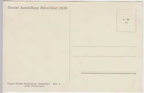 (35038) Foto AK Düsseldorf, Gesolei, 1926