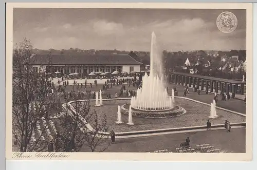 (109878) AK Düsseldorf, Große Reichsausstellung, kleine Leuchtfontäne 1937