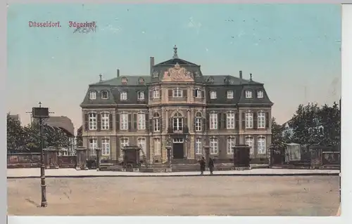 (109411) AK Düsseldorf, Schloss Jägerhof 1915