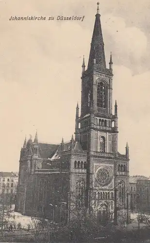 (108123) AK Düsseldorf, Johanniskirche, 1906