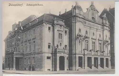 (105711) AK Düsseldorf, Schauspielhaus, um 1910