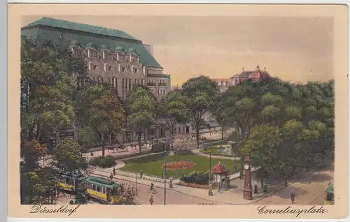 (104580) AK Düsseldorf, Corneliusplatz, 1910/20er