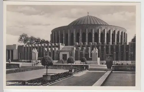 (104153) Foto AK Düsseldorf, Planetarium, vor 1945