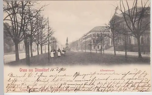 (103228) AK Gruss aus Düsseldorf, Alleestraße 1900