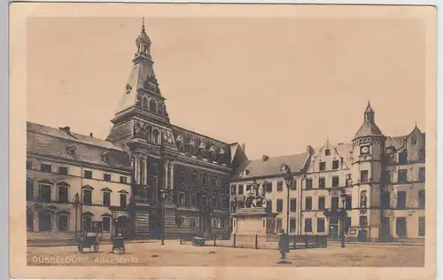 (103226) AK Düsseldorf, Alter Markt, 1911