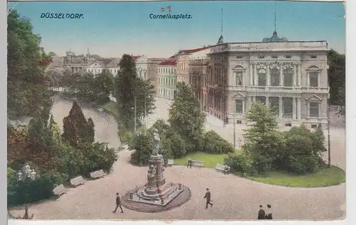 (101285) AK Düsseldorf, Corneliusplatz, aus Leporello 1923