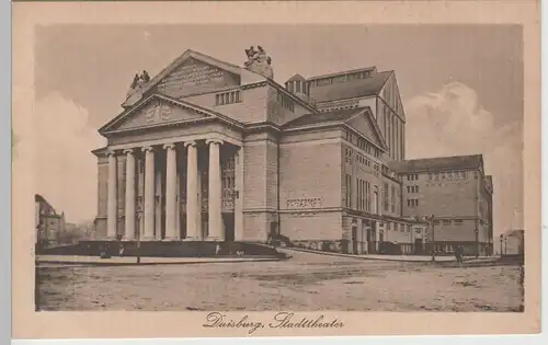 (74517) AK Duisburg, Stadttheater, vor 1945
