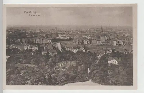 (71202) AK Duisburg, Panorama, vor 1945