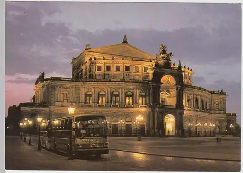 (96317) AK Dresden, Semperoper, 1988