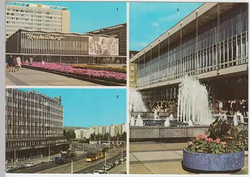 (96277) AK Dresden, Mehrbildkarte, 1972