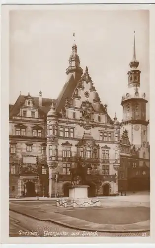 (9114) Foto AK Dresden, Georgentor, Schloss, vor 1945