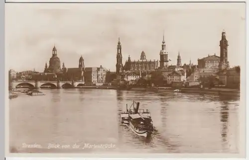 (9002) Foto AK Dresden, Frauenkirche, Hofkirche, Semperoper, vor 1945