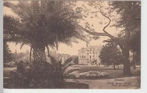 (84296) AK Dresden, Palais im Großen Garten 1911