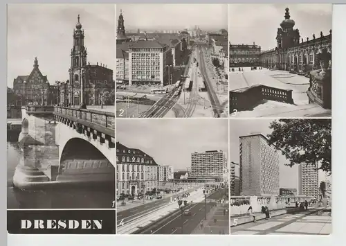 (83463) Foto AK Dresden, Mehrbildkarte 1978