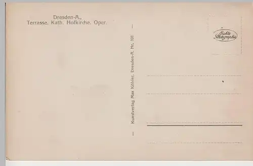 (79163) Foto AK Dresden, Dampferanlegestelle, Elektrizitätswerk, v. 1945