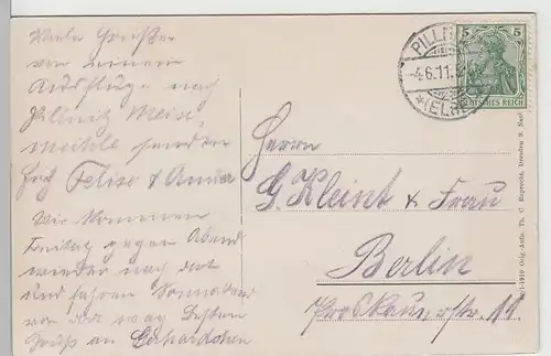 (76308) AK Schloss Pillnitz 1911