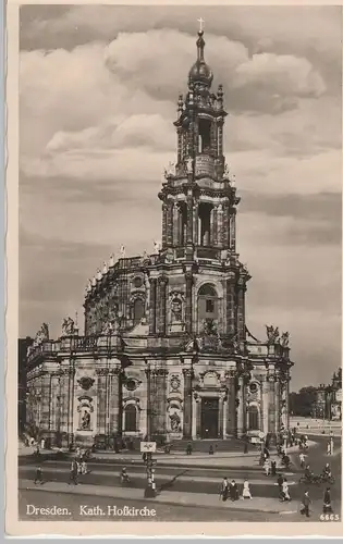 (69313) Foto AK Dresden, Kath. Hofkirche, vor 1945