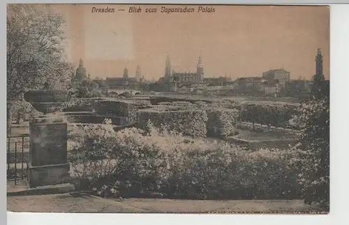 (67333) AK Dresden, Blick vom Japanischen Palais, Altstadt 1922