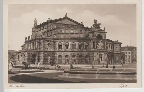(67316) AK Dresden, Oper, vor 1945