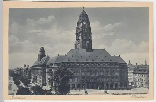 (5891) AK Dresden, Rathaus, um 1919