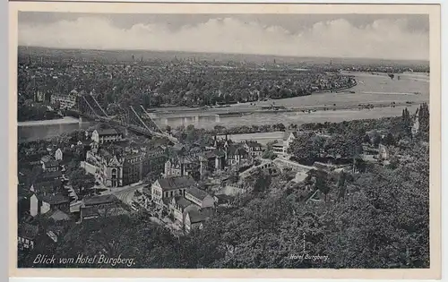 (51236) AK Dresden-Loschwitz, Blick vom Hotel Burgberg, 1936