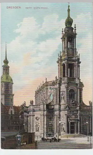 (5072) AK Dresden, Hofkirche, vor 1945