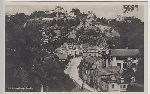 (39835) Foto AK Dresden Loschwitz, Weißer Hirsch 1933