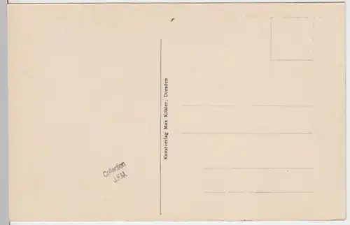 (3837) AK Dresden, Weißer Hirsch, Loschwitz, Drahtseilbahn, vor 1945