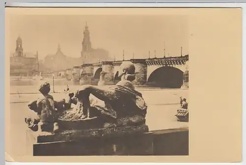 (21319) Foto AK Dresden, Elbblick, nach 1945