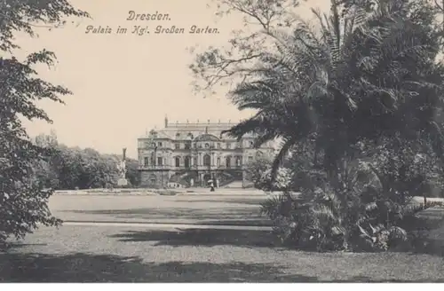 (1616) AK Dresden, Großer Garten, Palais, vor 1945