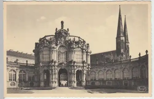 (12500) Foto AK Dresden, Zwinger, vor 1945