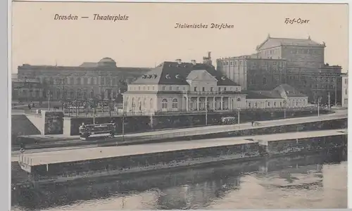 (115855) AK Dresden, Theaterplatz um 1910