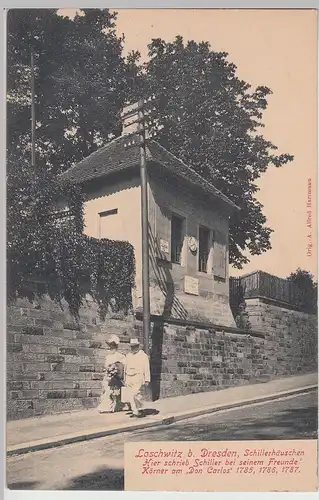 (113579) AK Loschwitz, Dresden, Schillerhäuschen, vor 1945
