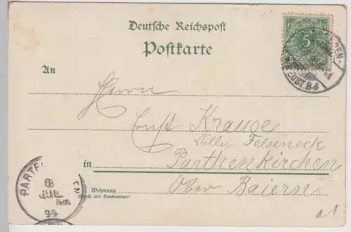 (113233) Künstler AK Gruß aus Dresden, Zwinger 1899