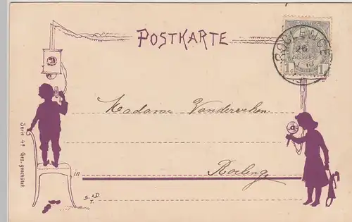 (111932) AK Gruss aus Dresden, Oper vor 1905