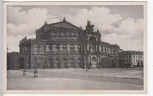 (109509) AK Dresden, Oper, Feldpost 1944