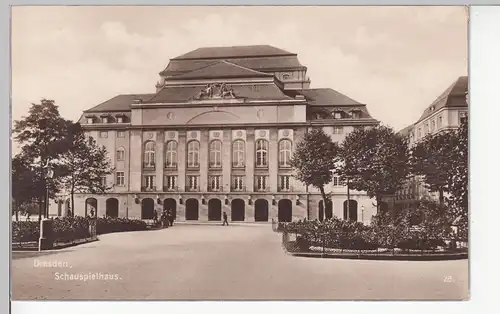 (109468) Foto AK Dresden, Schauspielhaus, vor 1945
