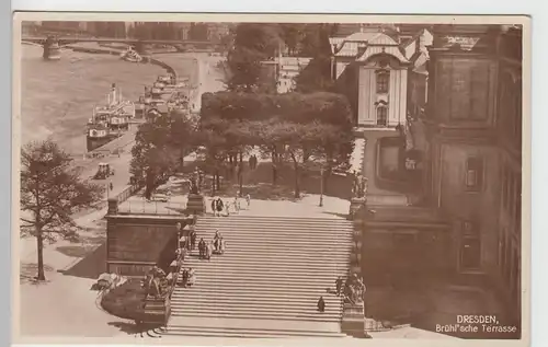 (106550) Foto AK Dresden, Brühl'sche Terrasse, 1929