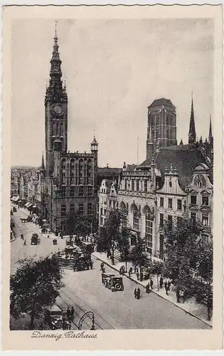 (36041) AK Danzig, Rathaus, vor 1945