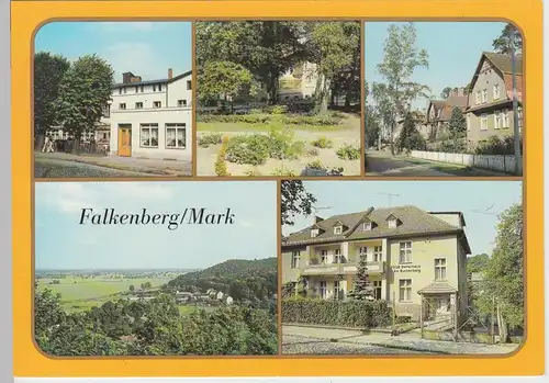 (102456) AK Falkenberg (Mark), Mehrbildkarte 1987