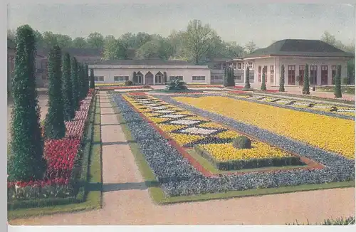 (104524) AK Dresden, Gartenbau-Ausstellung, Schmuckanlage a. Haupteingang 1926