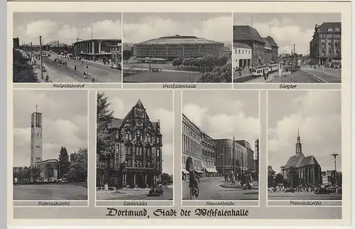(61738) AK Dortmund, Mehrbildkarte vor 1945