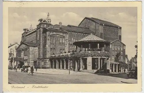 (15458) AK Dortmund, Stadttheater 1939