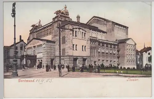 (115765) AK Dortmund, Theater 1903