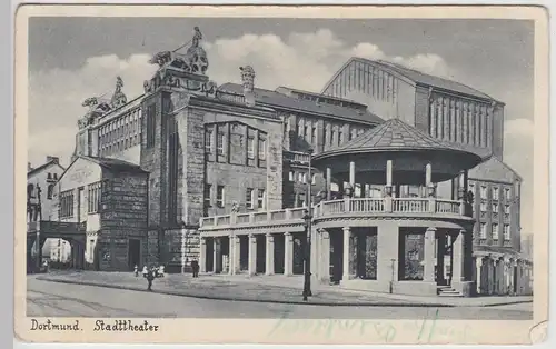 (114980) AK Dortmund, Stadttheater 1943