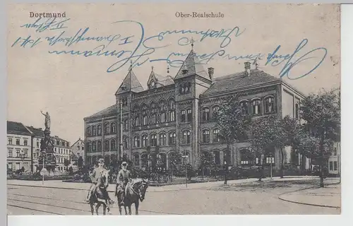 (105702) AK Dortmund, Ober-Realschule, 1907