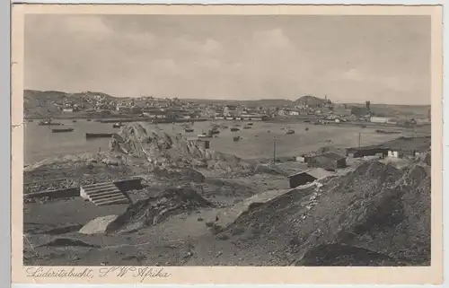 (113086) AK Lüderitzbuch S.W.-Afrika 1920er, gel. 1961