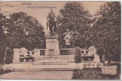 (93232) AK Dessau, Herzog Friedrich Denkmal 1924